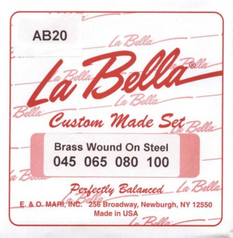 

Струны для бас-гитары La Bella AB20 ак.бас 45-100 197784