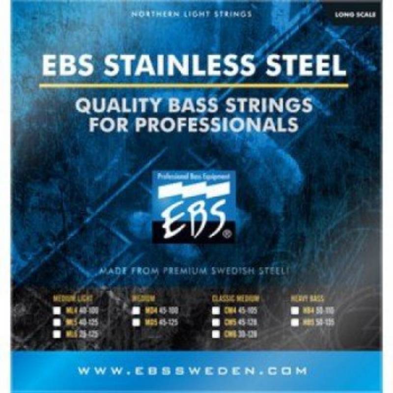 

Струны для бас-гитары EBS SS-MD 5-strings (45-125) Stainless Steel 194992