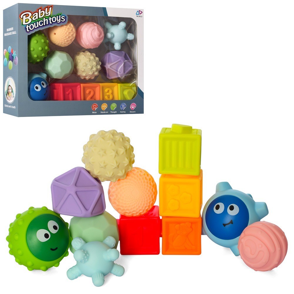 

Игрушки для купания Набор игрушек для купания METR+ 12 предметов A011MR