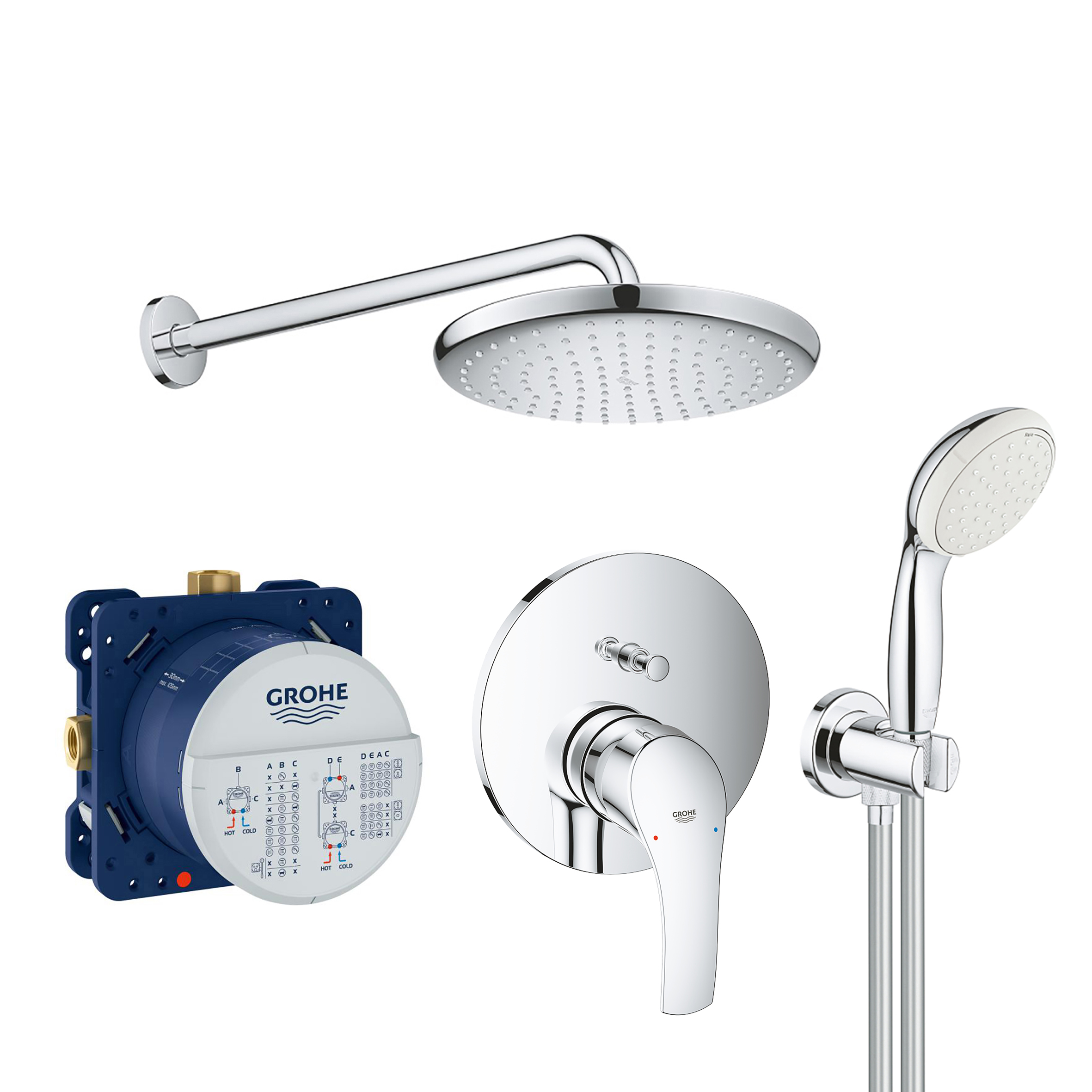 

Душевая система Grohe Grohtherm SmartControl 26416SC3