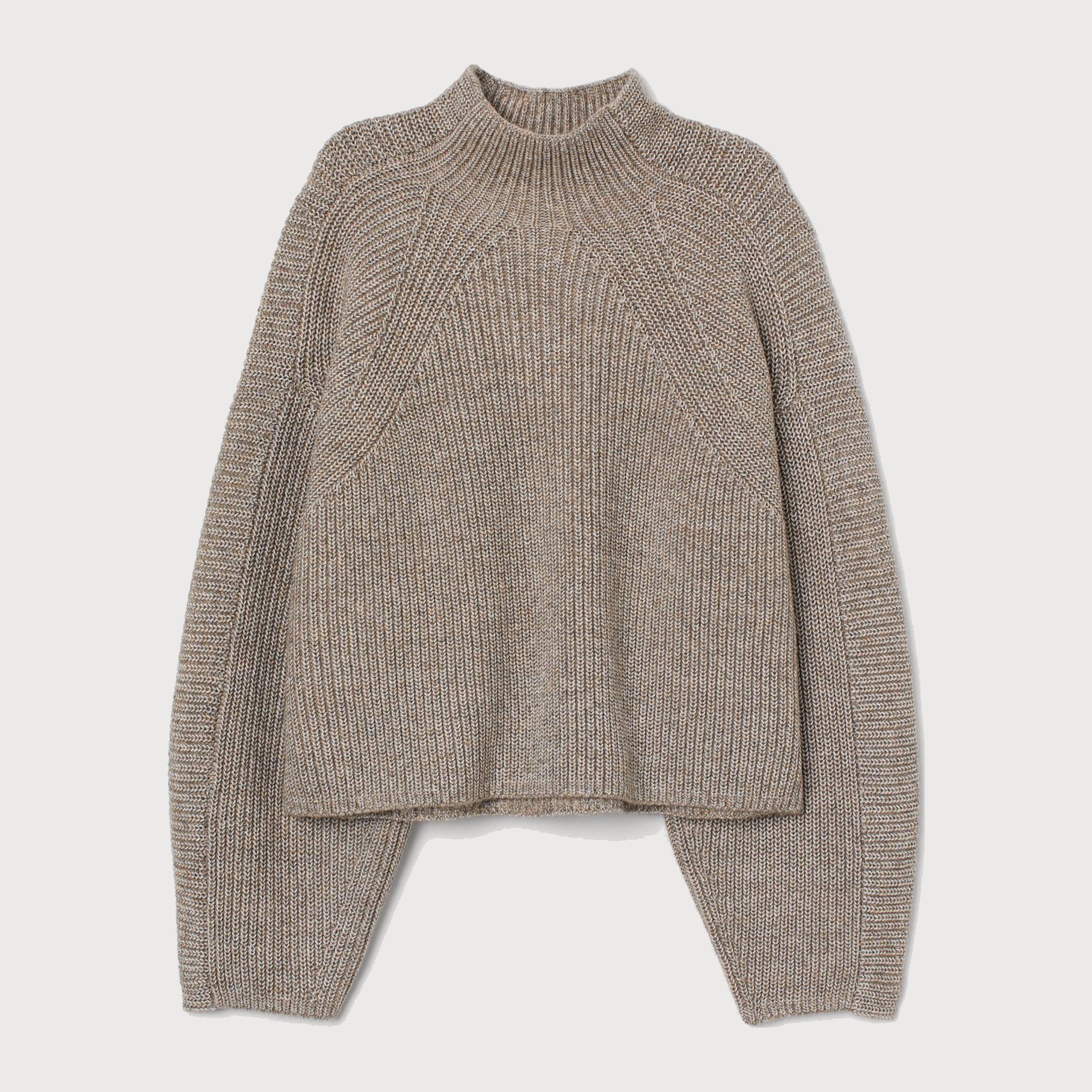 

Свитер H&M 1404-9203572 XL Бежевый меланж