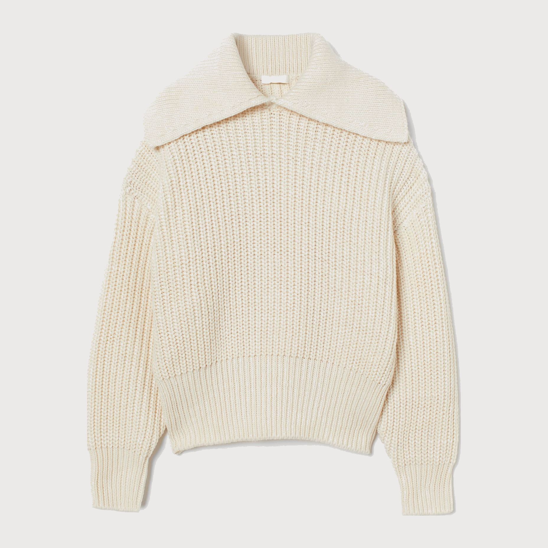 

Свитер H&M 408-9247512 M Кремовый
