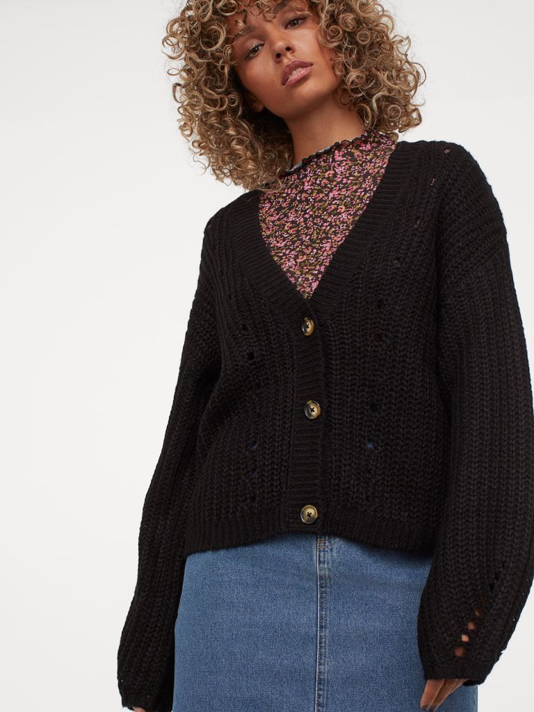 

Кардиган H&M 410-8934322  Черный, Кардиган H&M 410-8934322 XS Черный