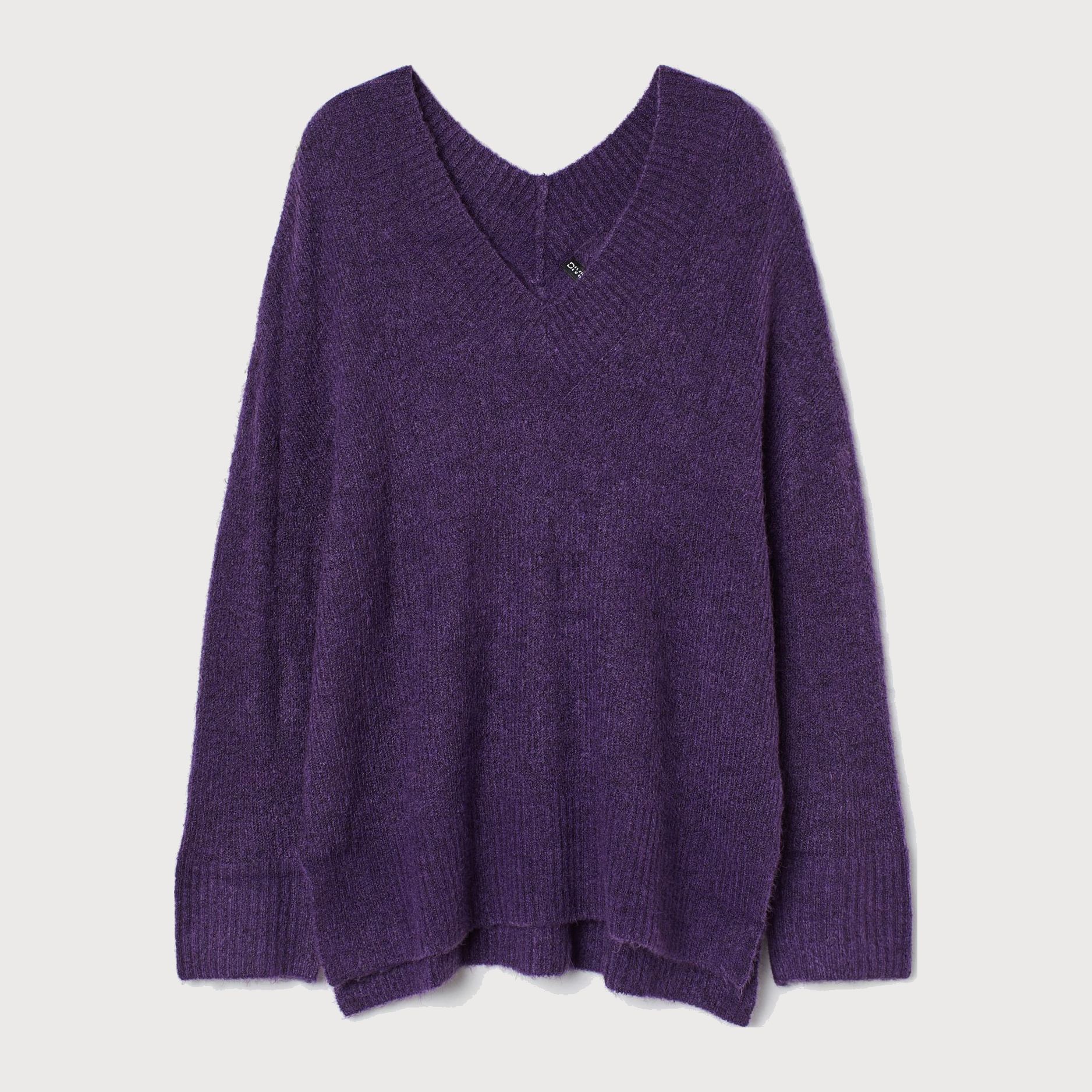 

Пуловер H&M 610--9080812 XL Фиолетовый