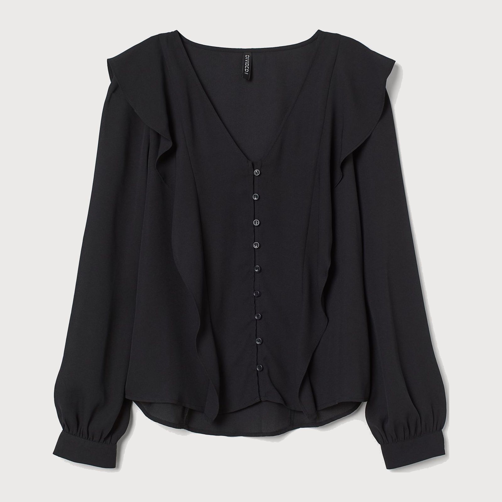 

Блузка H&M 810-7593910  Черная, Блузка H&M 810-7593910 36 Черная