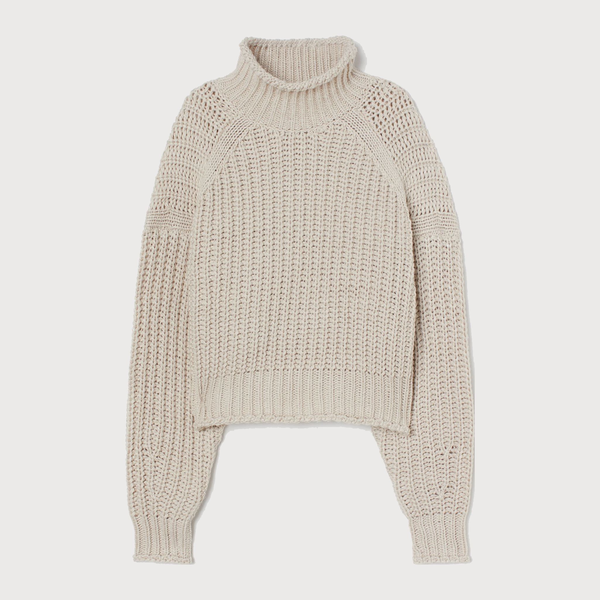

Свитер H&M 905-8732792 S Светло-бежевый