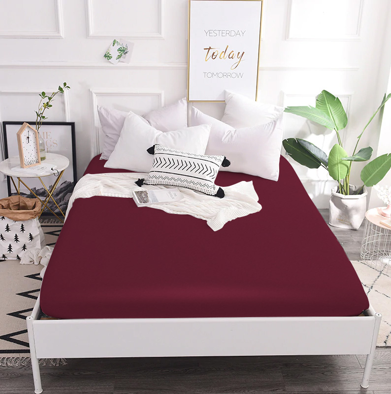 

Простынь на резинке трикотажная MirSon 19-407 Frederik Outlet 80x160 см