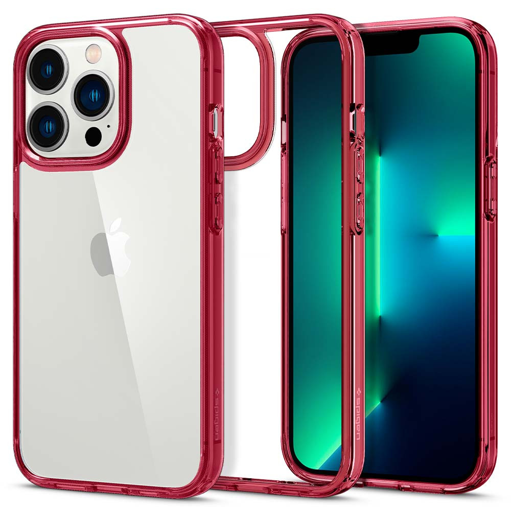 

Чехол Spigen Ultra Hybrid для iPhone 13 Pro Red Crystal