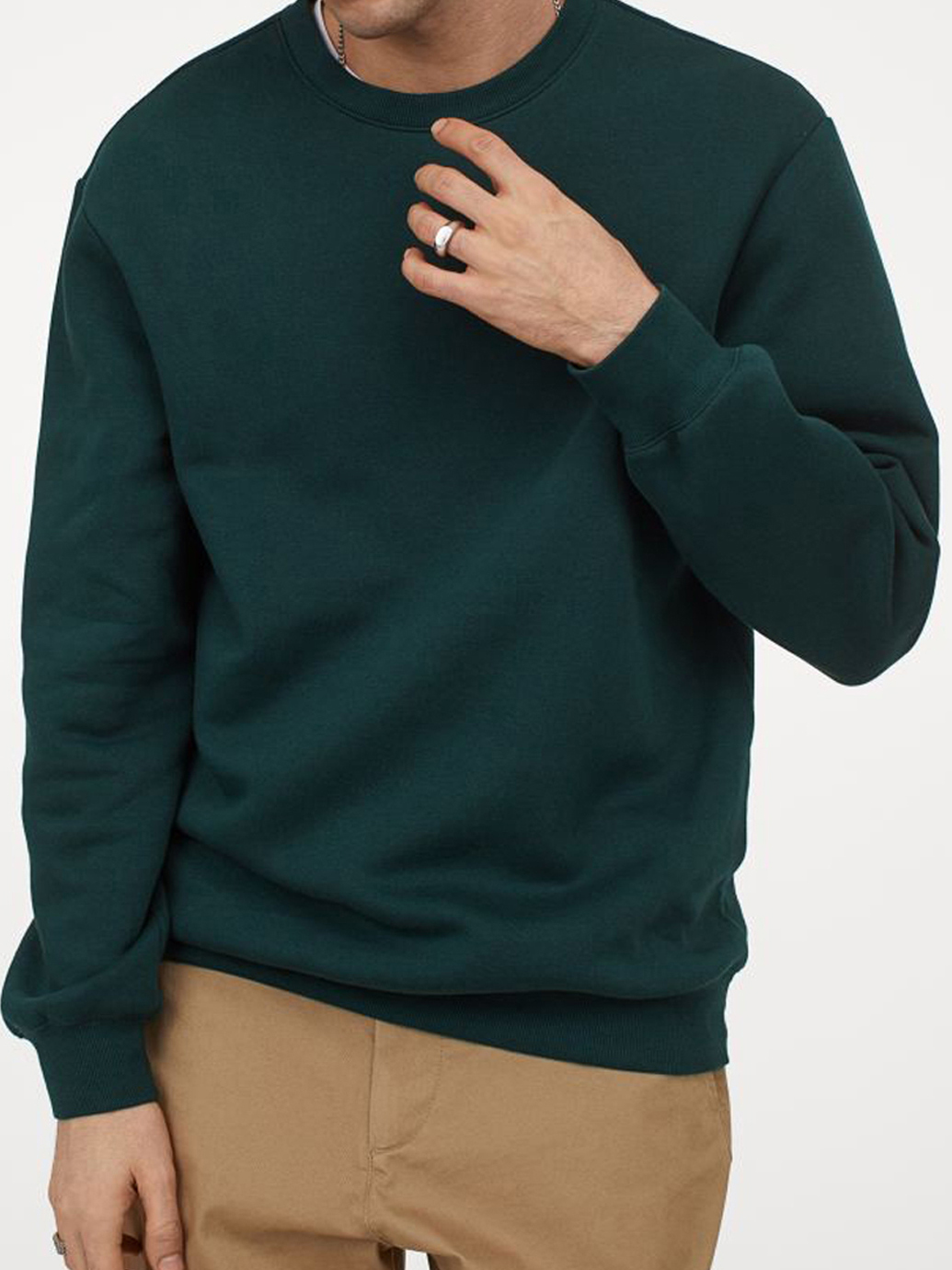 

Свитшот H&M 9035162bar L Темно-зеленый
