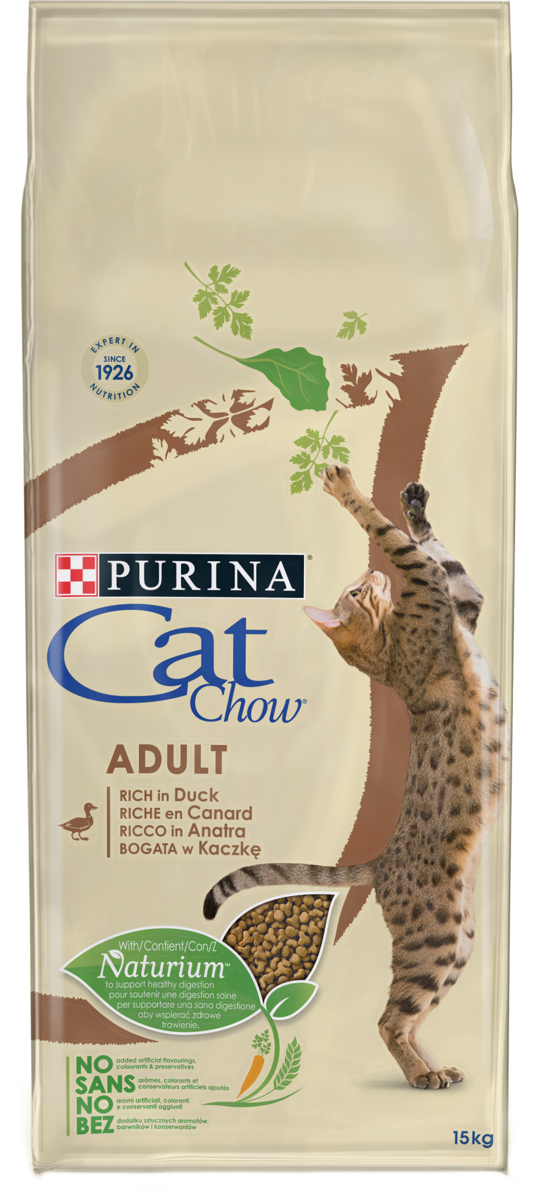

Сухой корм для кошек Purina Cat Chow Adult с уткой 15 кг