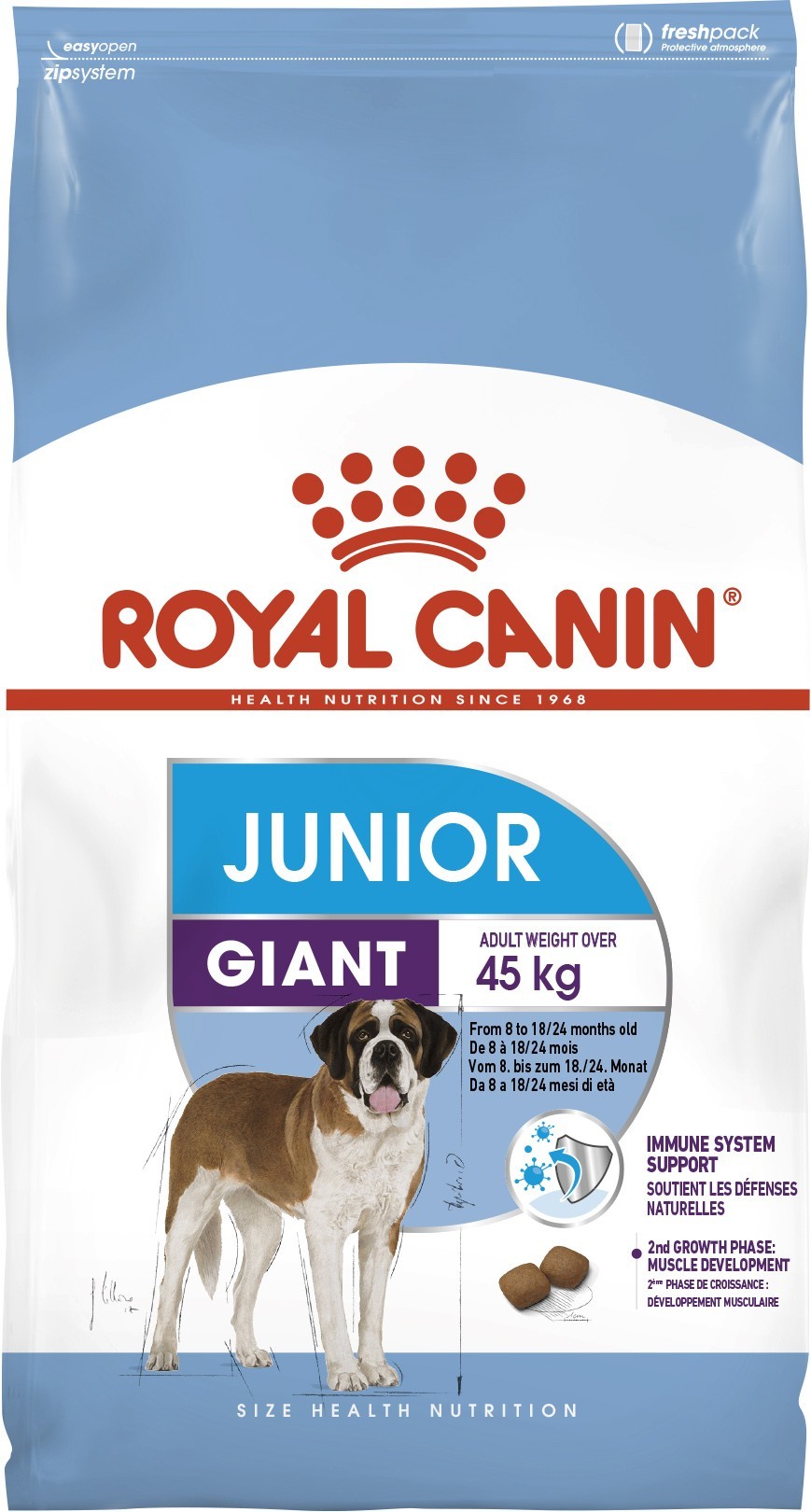 

Сухой корм Royal Canin Giant Junior для щенков гигантских пород пород старше 8 месяцев 3,5 кг