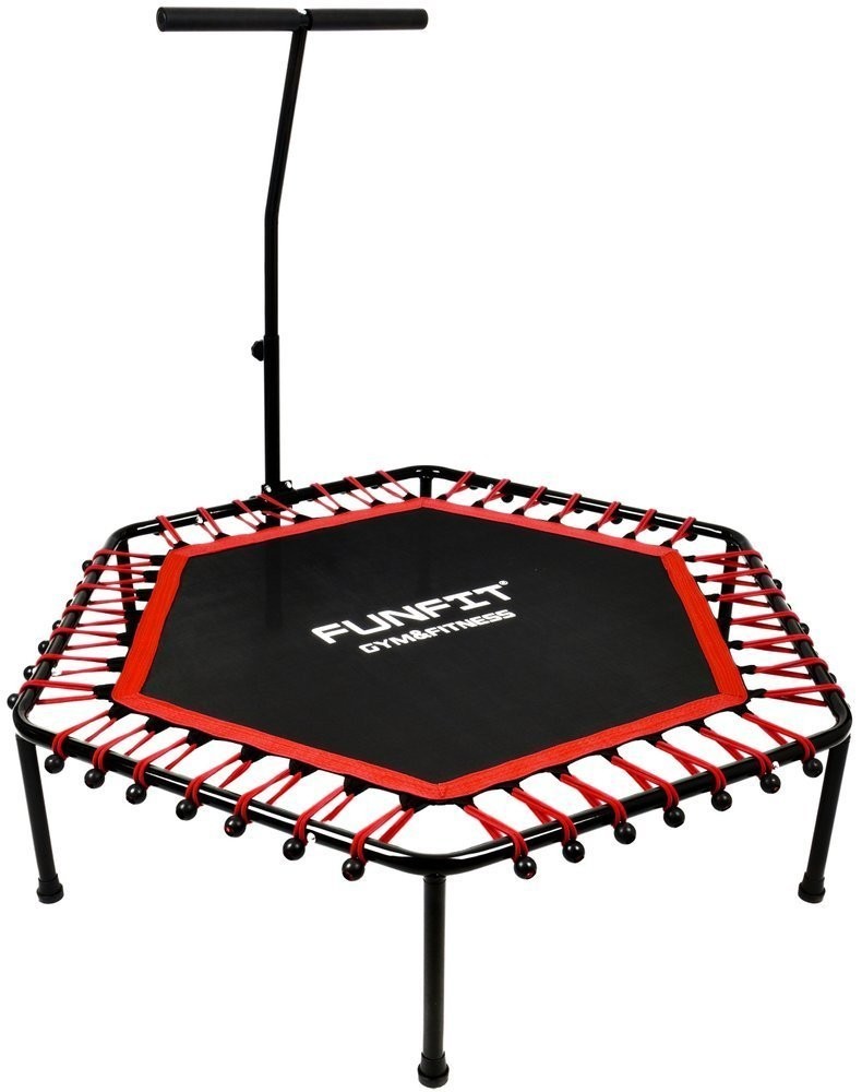 

Батут для фітнесу з ручкою FunFit 130 см Red
