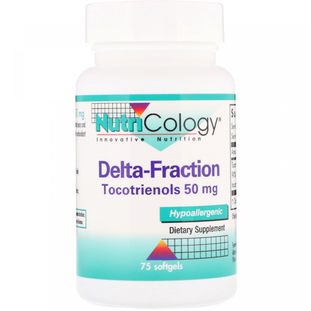 

Токотриенолы Nutricology (Tocotrienols) 50 мг 75 капсул