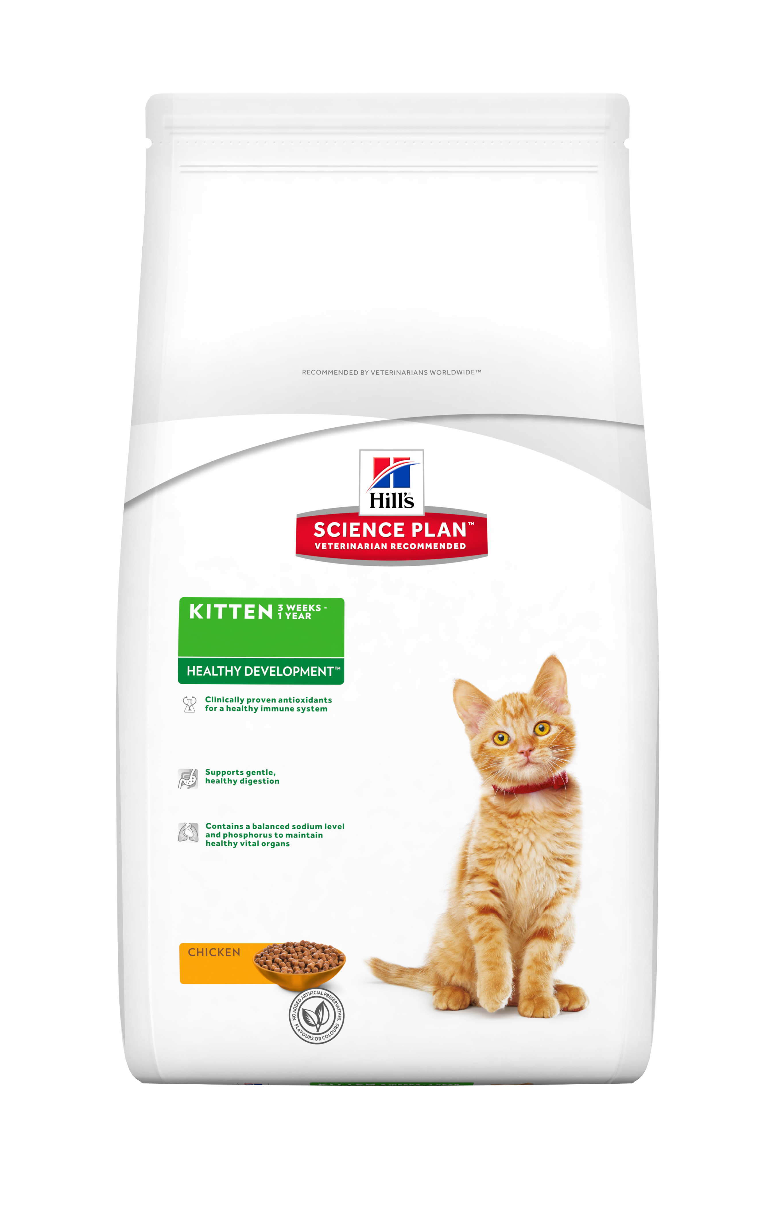 

Сухой корм Hill's Science Plan корм для котят с курицей 1,5 кг (НФ-00000003)