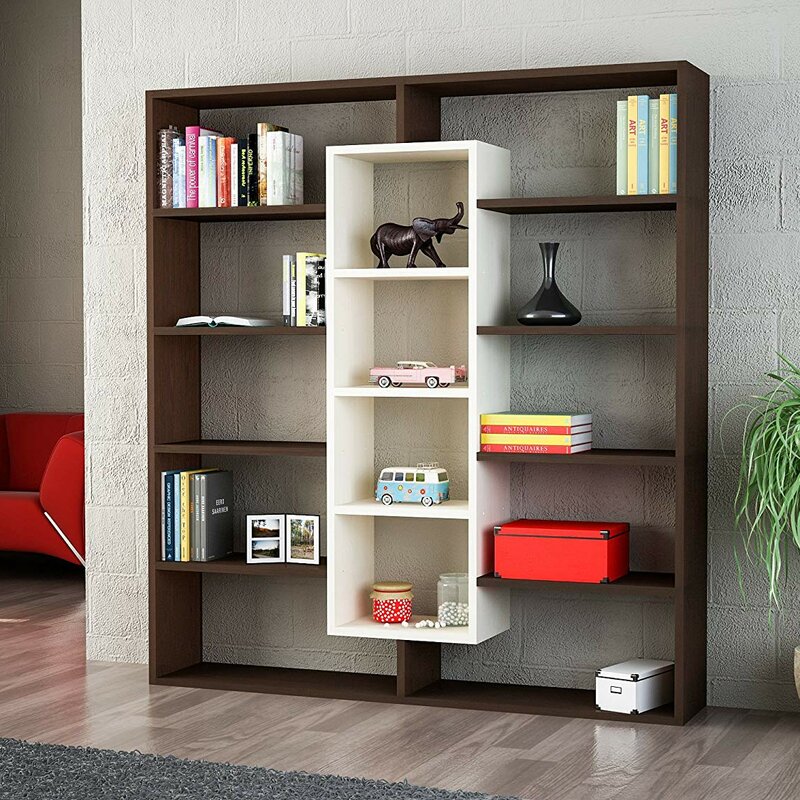 

Геометрический книжный шкаф-полка Seward Design Ample (WFR-100476)