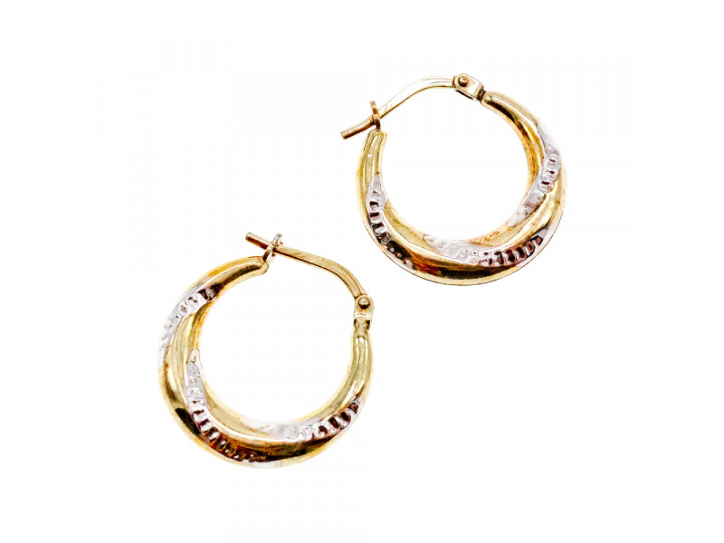 

Серебряные серьги 925 проба в позолоте 10К (417 проба) Sky Jewelry 002514