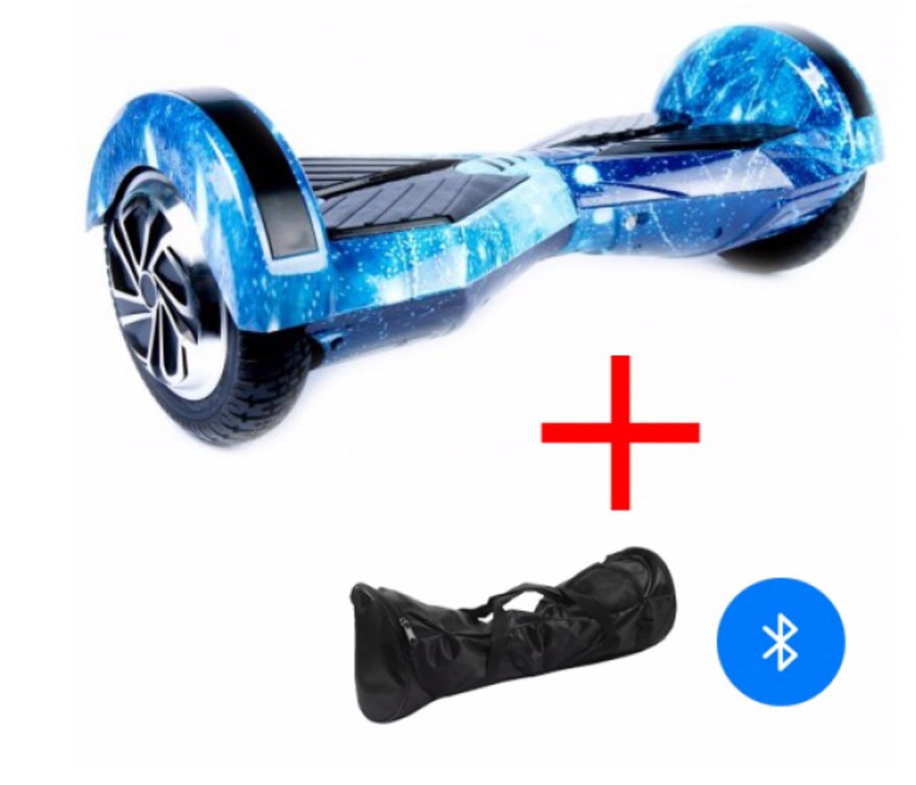 

Гироборд Smart Balance Wheel 8 синий космос +сумка и Bluetooth колонка