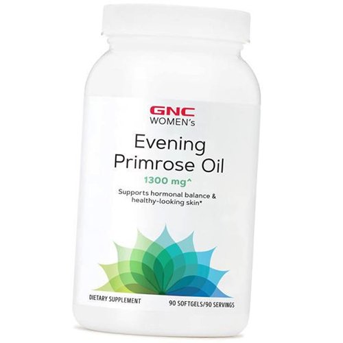 

Масло Примулы Вечерней, Women's Evening Primrose Oil 1300, GNC 90гелкапс (71120031)