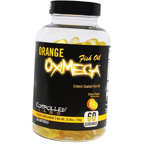 

Апельсиновый Рыбий Жир, Orange OxiMega Fish Oil, Controlled Labs 120гелкапс Цитрус (67183001)
