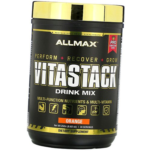 

Витамины для спортсменов, Vitastack Drink, Allmax Nutrition 250г Апельсин (36134013)