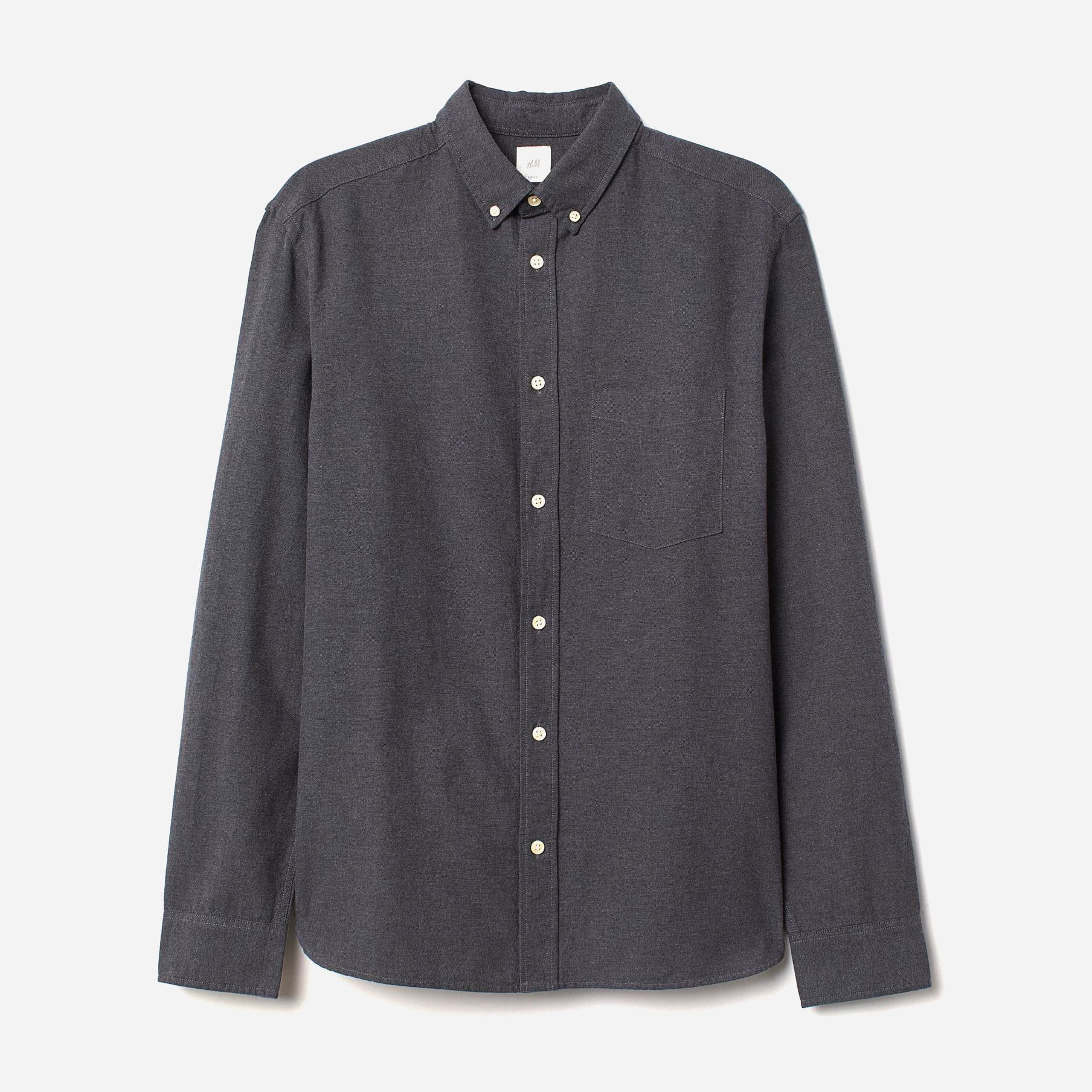 

Рубашка H&M L.O.G.G. XAZ170861TXJE  Темно-серая, Рубашка H&M L.O.G.G. XAZ170861TXJE XS Темно-серая