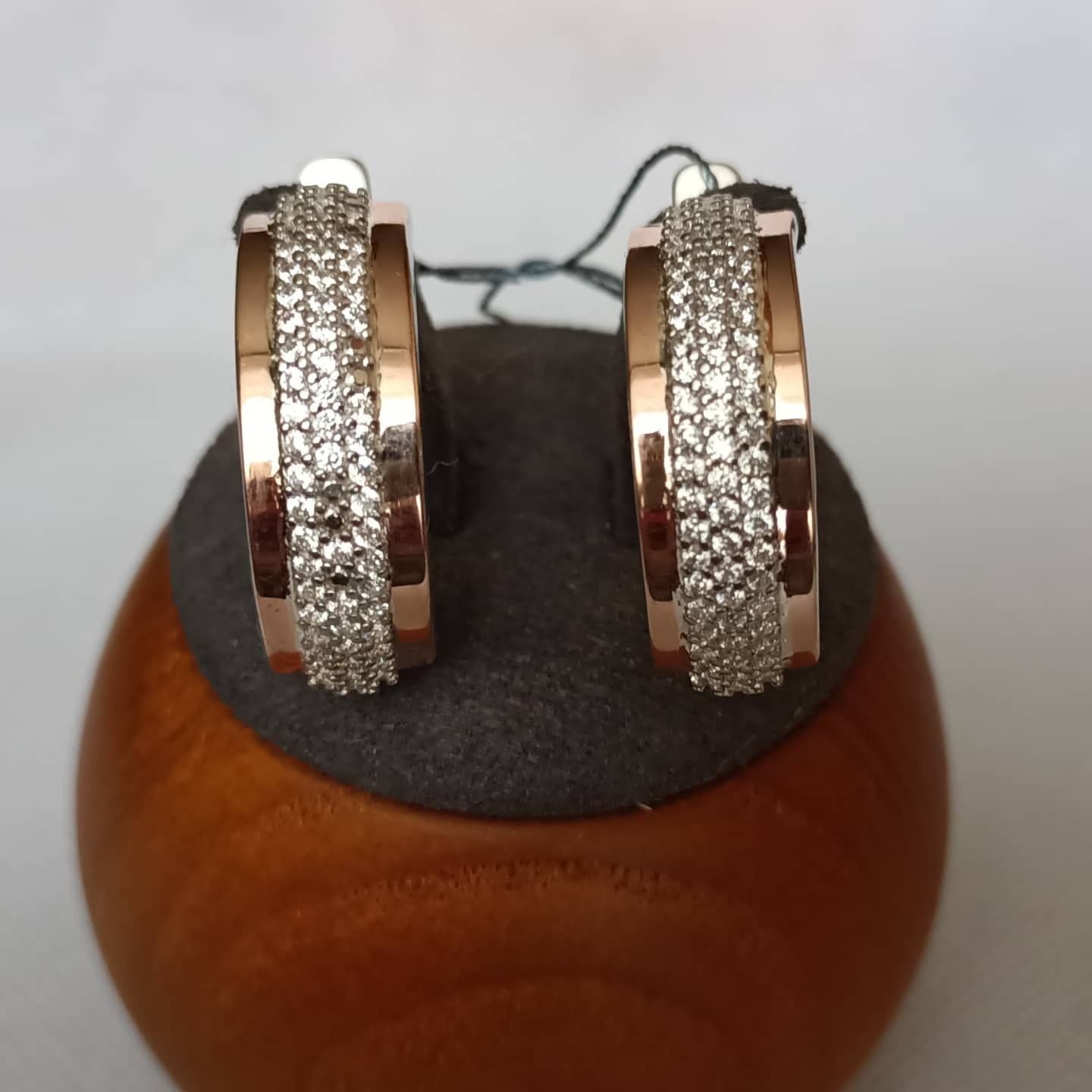

Серебряные серьги Family с напайками из золота 7NAS871395