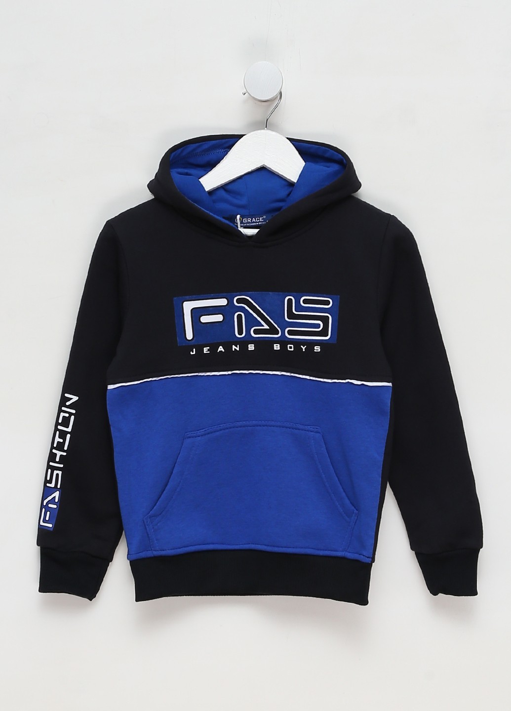 

Худи для мальчика утеплённое Grace Gr0242 116 Тёмно-синий/синий