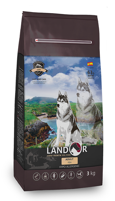 

Сухой корм Landor Adult Dog Fish для взрослых собак всех пород рыба 15 кг