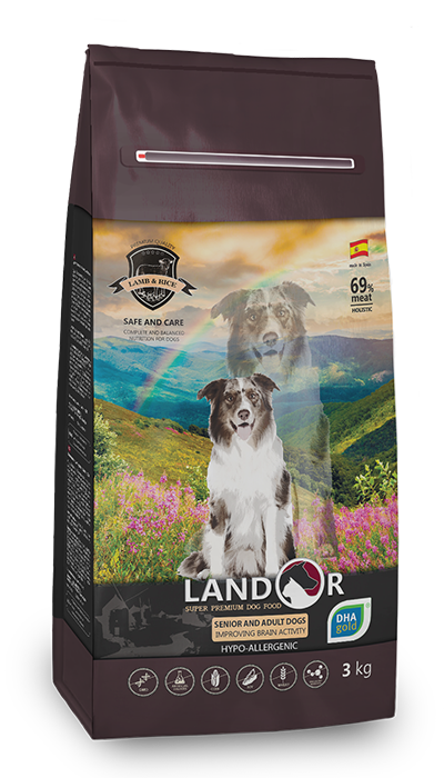 

Сухой корм Landor Senior Dog для пожилых собак всех пород утка 3 кг