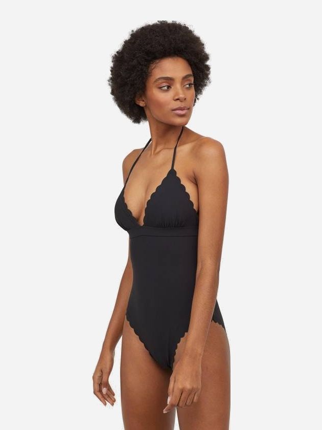 

Купальник женский слитный H&M 0681156-7  Черный, Купальник женский слитный H&M 0681156-7 38 Черный