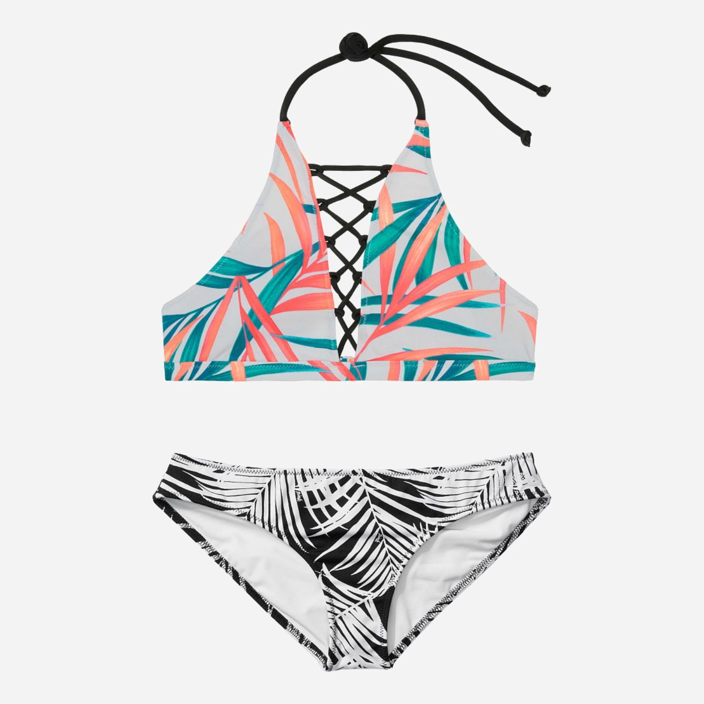 

Купальник раздельный женский Victoria's Secret 787561335 XS Белый/Черный