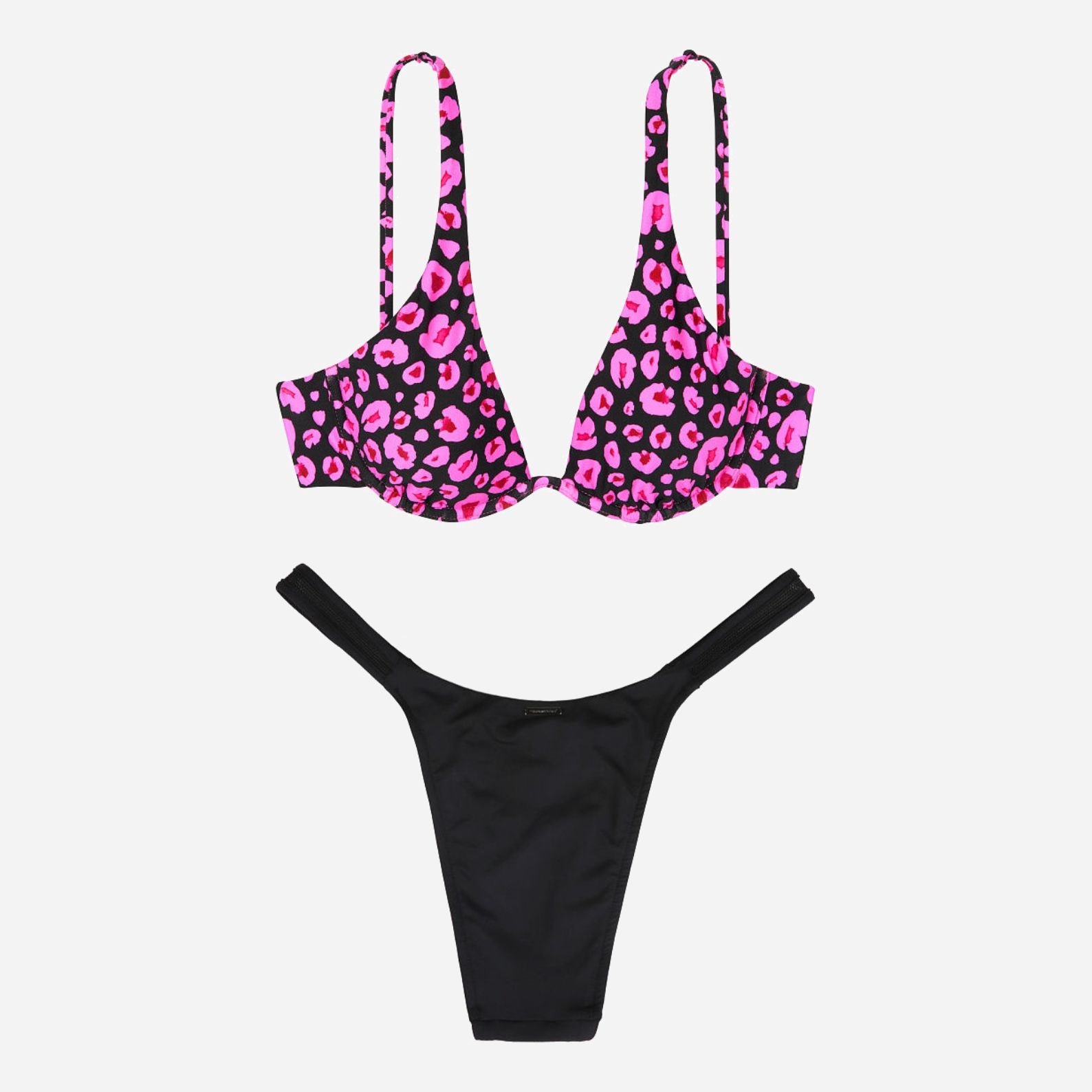 

Купальник раздельный женский Victoria's Secret 762335672 XS/S Розовый/Черный