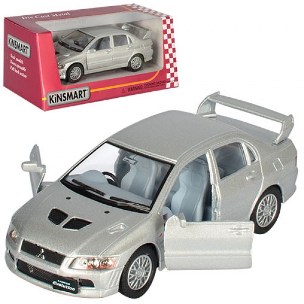 

Металлическая машинка Kinsmart Mitsubishi инерционная Серая