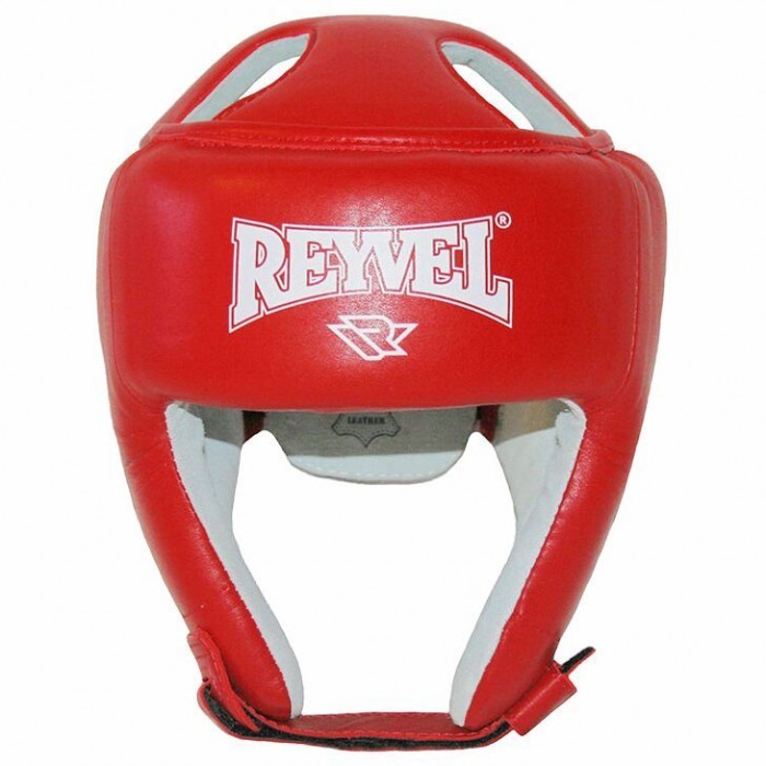 

Шлем боксерский открытый кожаный REYVEL R-1034 (р-р M, красный)