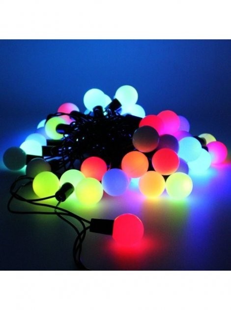 

Гирлянда светодиодная Шарик 11мм (Мульти ,100 LED , 10м)