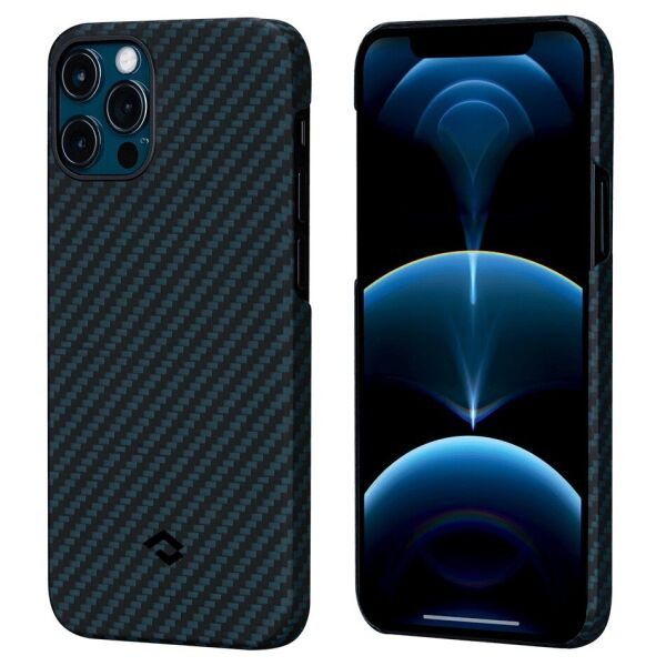 

Чехол Pitaka MagEZ Case Twill для Apple iPhone 12 Pro - Black / Blue