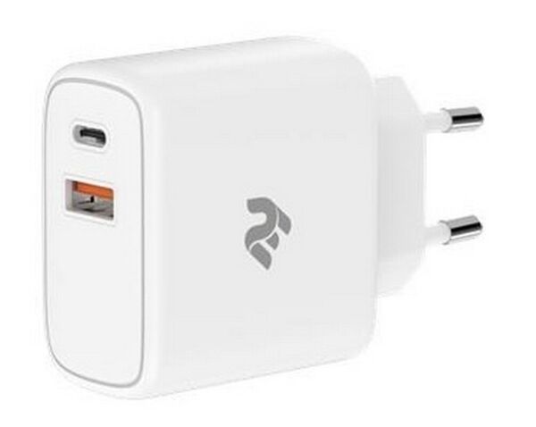 

Сетевое зарядное устройство 2E Wall Charger Type-C PD3.0, QC3.0, 30W - White