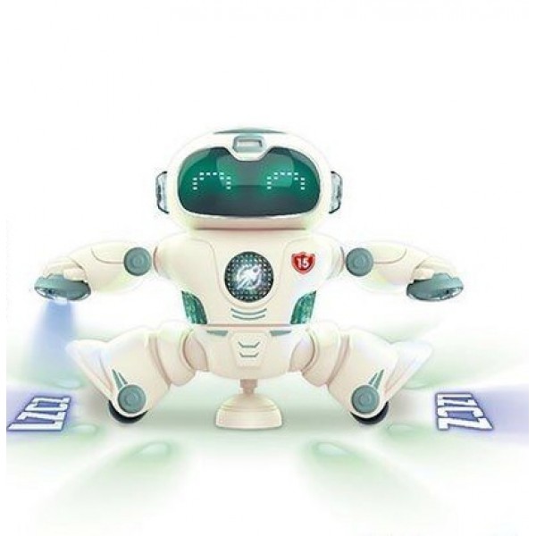 

Танцующий робот LZCZ 6678-15 с звуком и светом Rotating Robot
