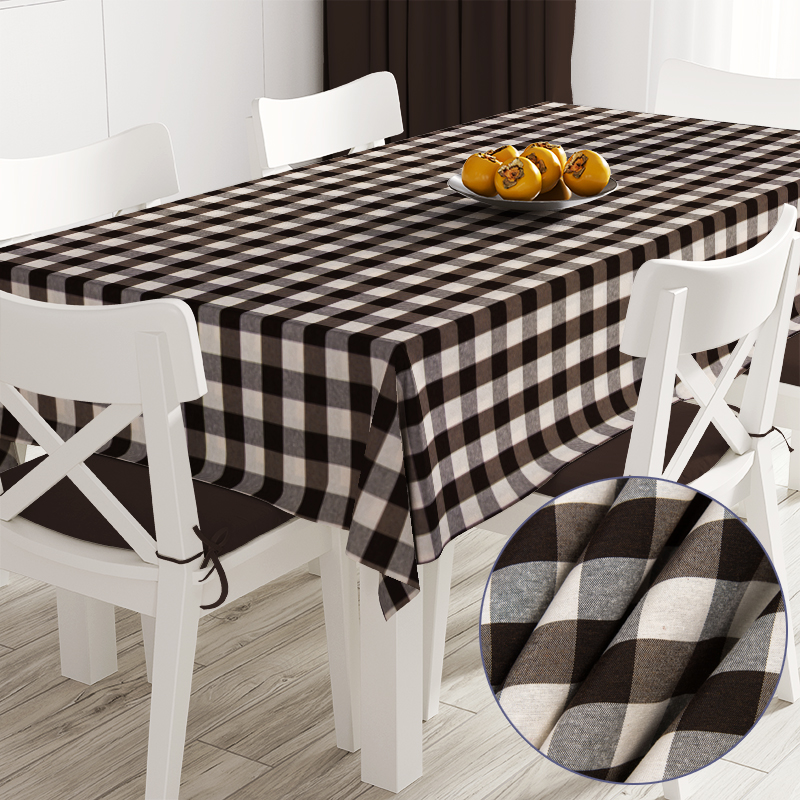 

Скатерть в клетку Time Textile Marissa Brown 3 см Коричневый TT108036 140x280