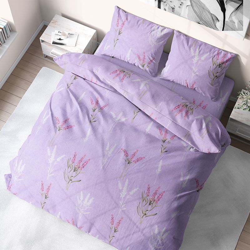 

Комплект постельного белья Time Textile Лаванда полуторный Сиреневый TT174436-p 70х70