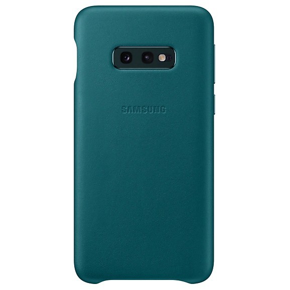 

Оригинальный защитный кожаный чехол бампер накладка Leather Cover для Samsung Galaxy S10e (G970) EF-VG970LGEGRU - Green
