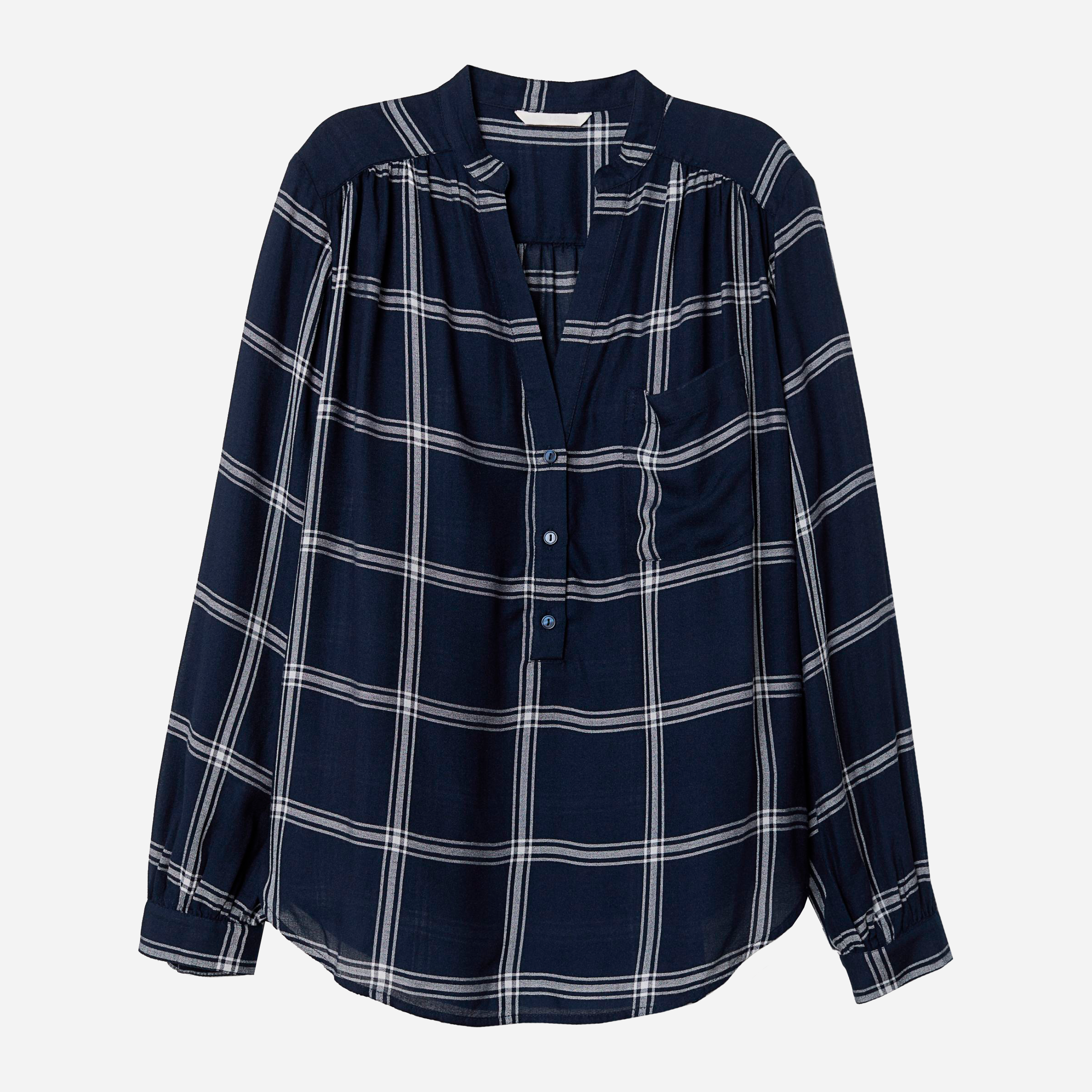

Блузка H&M 07-0657415-004  Синяя (СА2000001450369, Блузка H&M 07-0657415-004 42 Синяя (СА2000001450369)