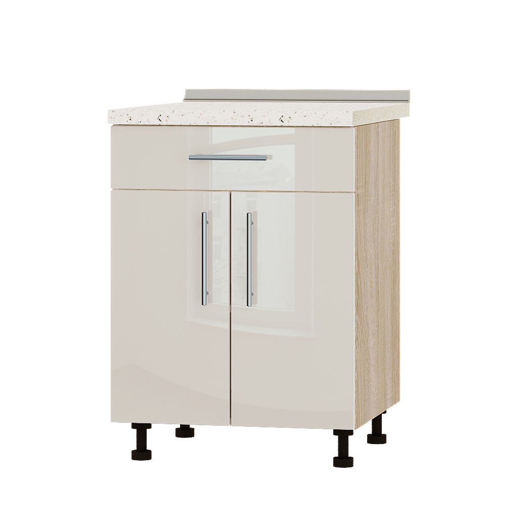 

Кухня Акрил модуль Низ Н75-800 Бьянко Глянец Сонома 80х47х82 см