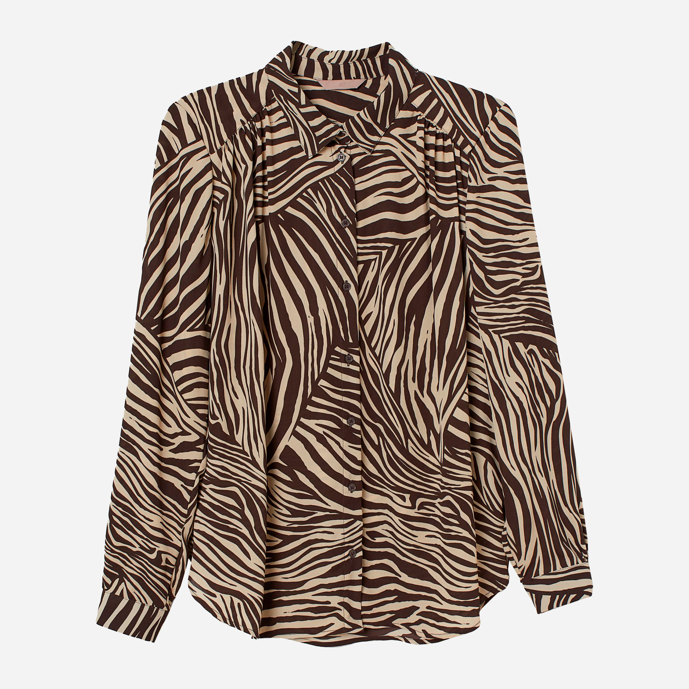 

Рубашка H&M 0806269-0 2XL Коричневая (СА2000001404829)