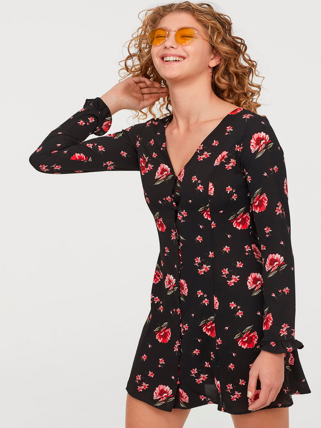 

Платье H&M 0733361-9  Черное, Платье H&M 0733361-9 38 Черное