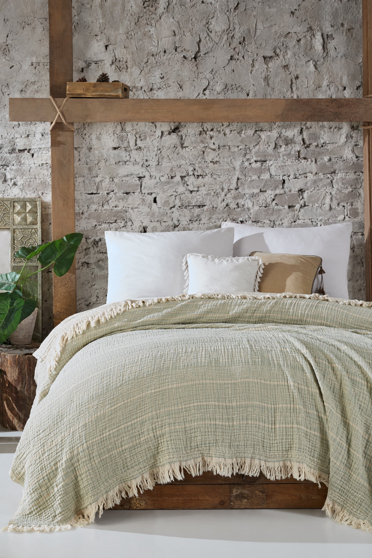 

Плед Diva Katli Зеленый 220 x 240