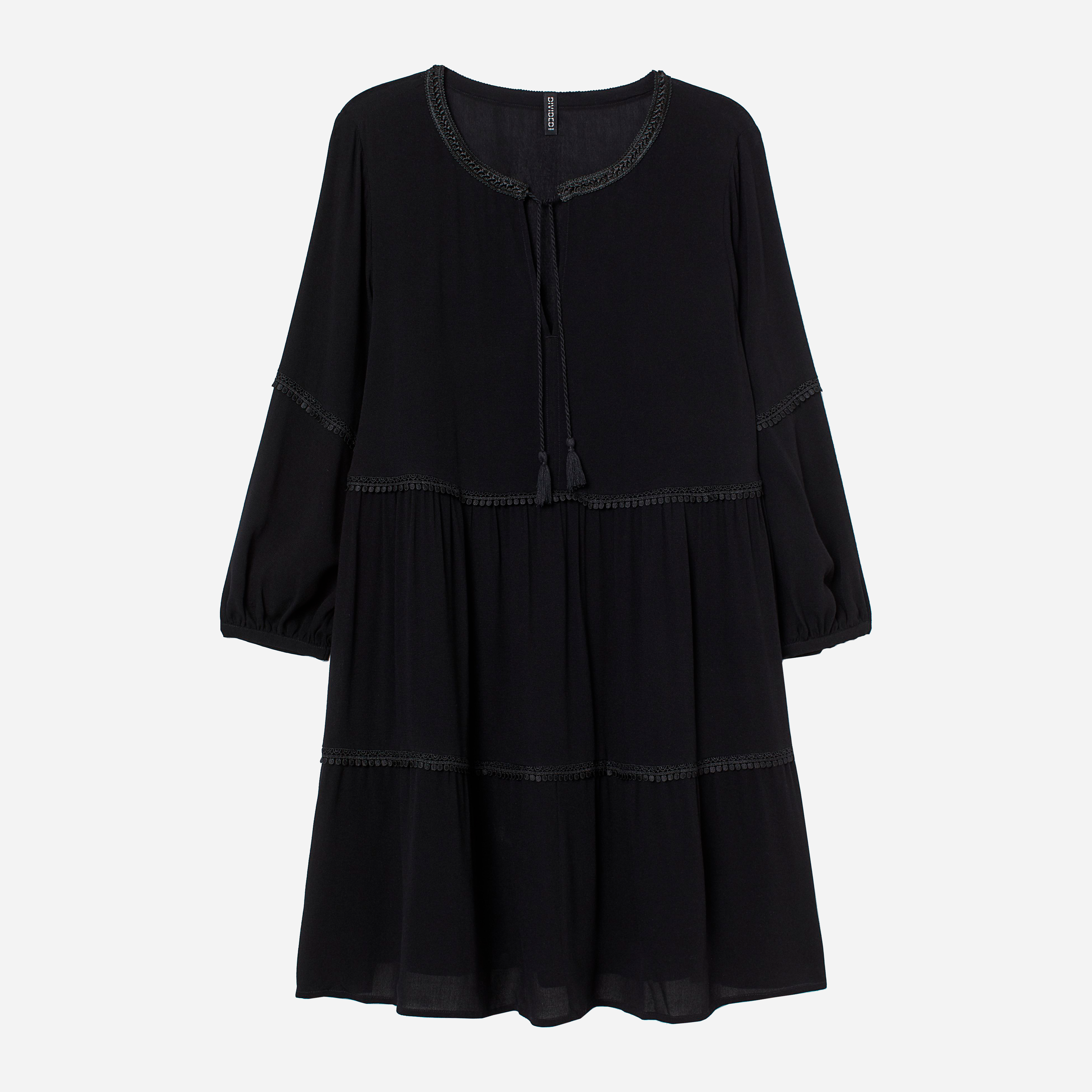 

Платье H&M 0813991-0 3XL Черное (СА2000001610350)