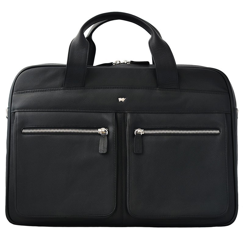 

Сумка-портфель Braun Bueffel GOLF 2 отделения на молнии чёрная 41.5х29х11.5 см (92637-051-010)
