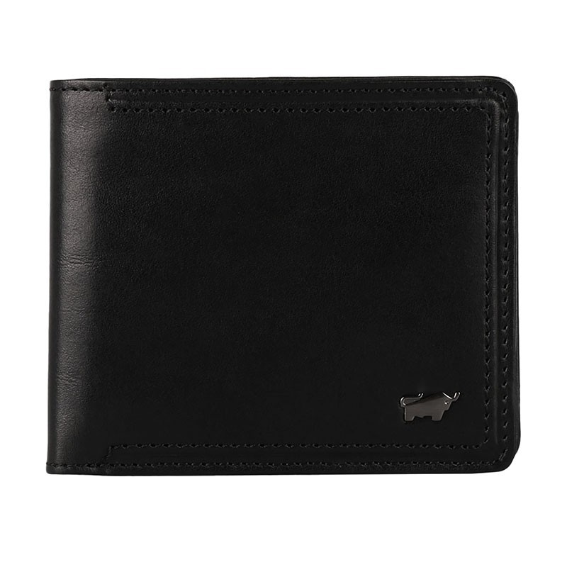 

Портмоне мужское Braun Bueffel VENICE MAN с карманом для монет 4+3 к. чёрное 11х9 см (19433-692-010)