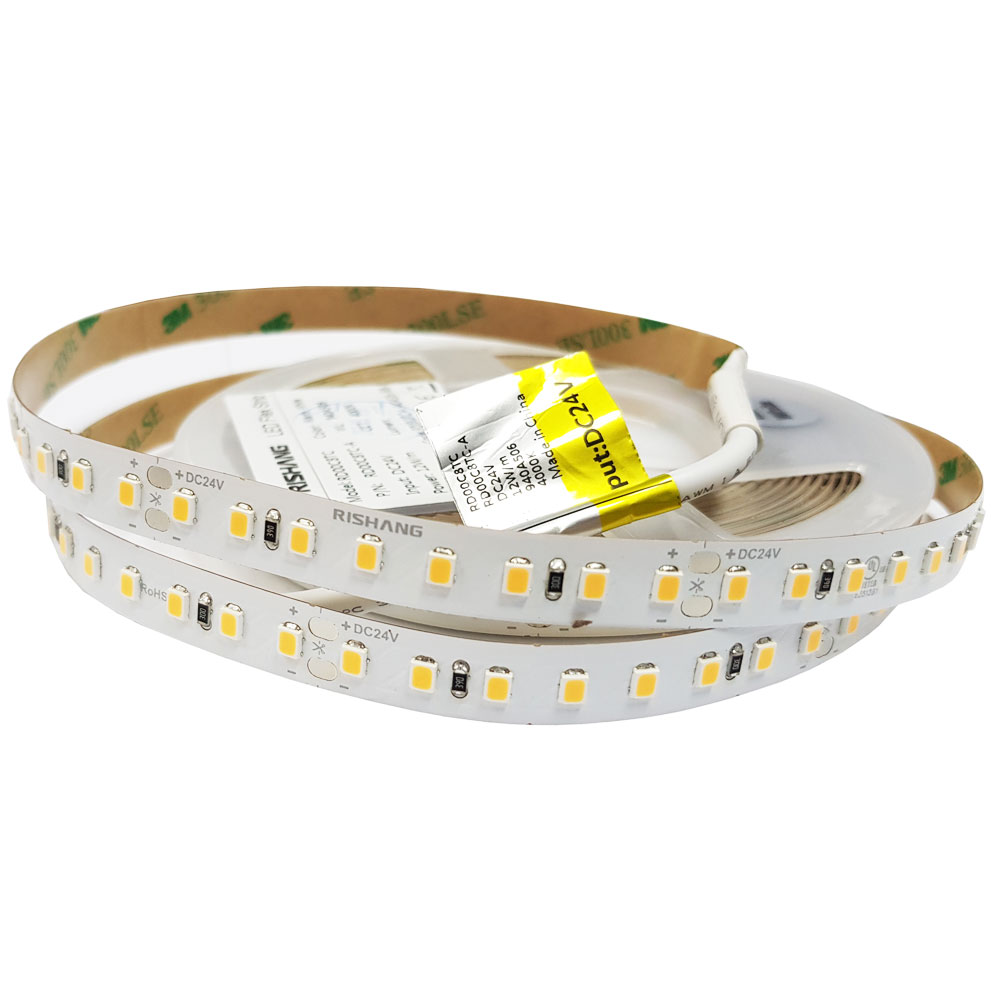 

Светодиодная лента RISHANG SMD 2835 128 LEDs/M 12W 5м 24V IP20 4000K (RD00C8TC-A-NW)